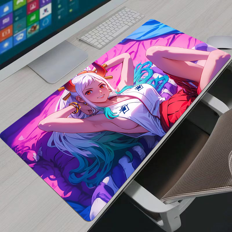 Gaming Console Desk - One Piece Yamato Mouse Pad Notbook