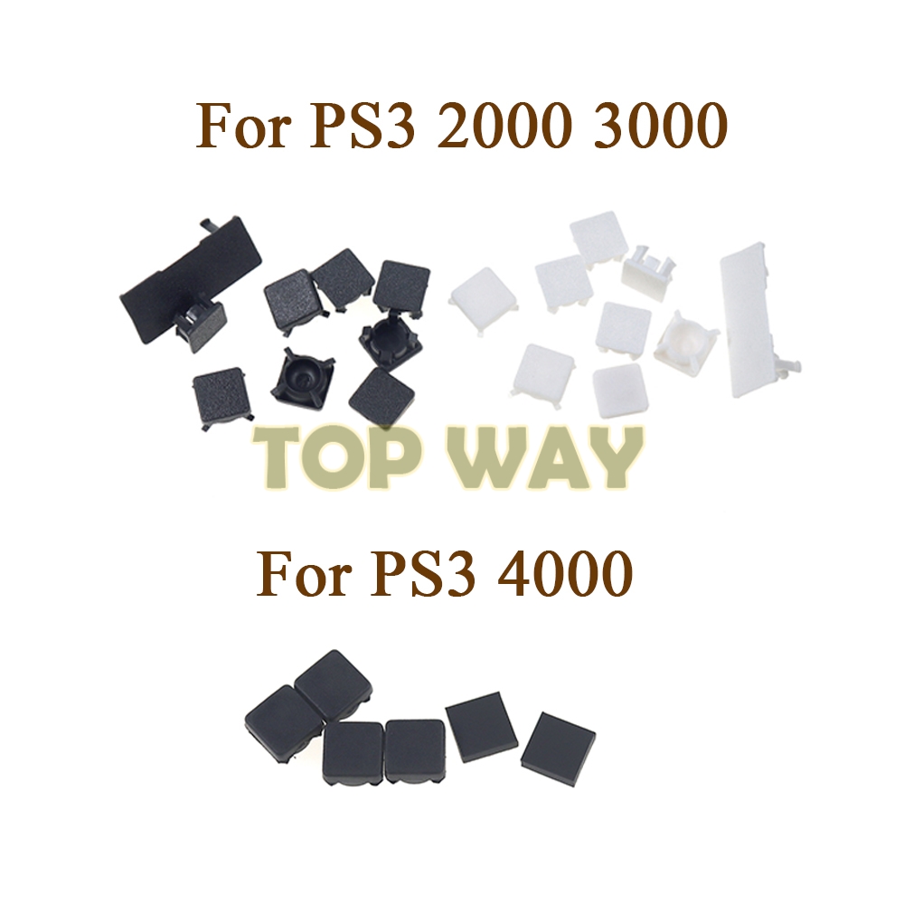 Gaming Console Pc - 1set Plastic Button Screw Cap Rubber