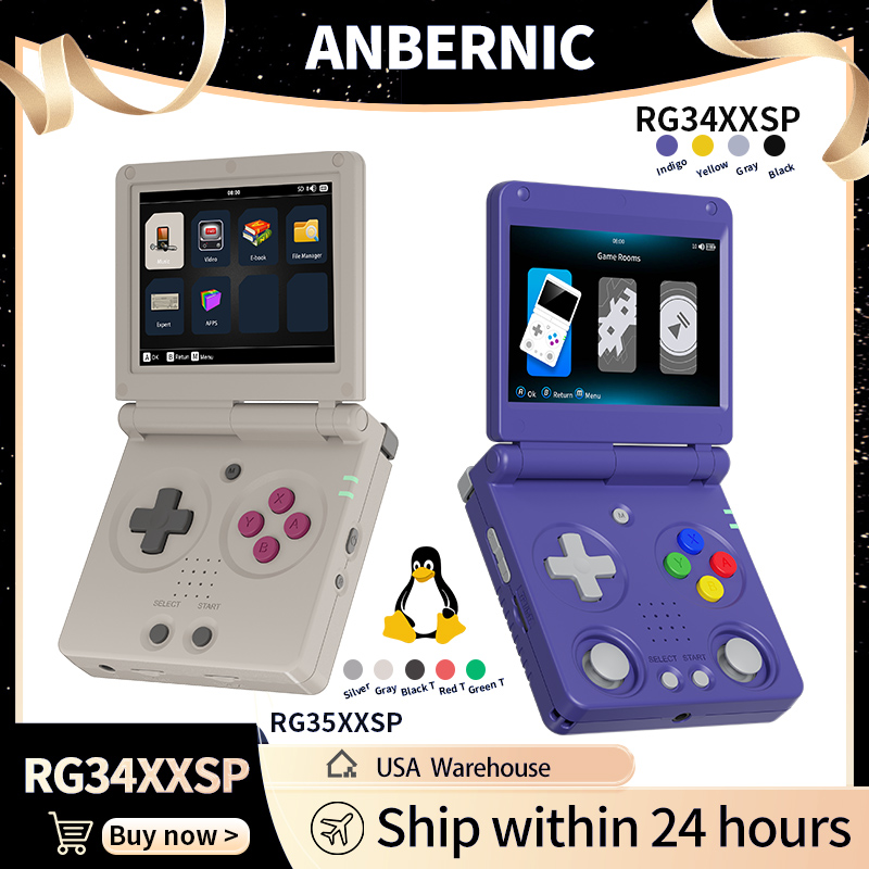 Anbernic RG34XXSP RG35XXSP Fli - Gaming Console In Chinese recension och pris