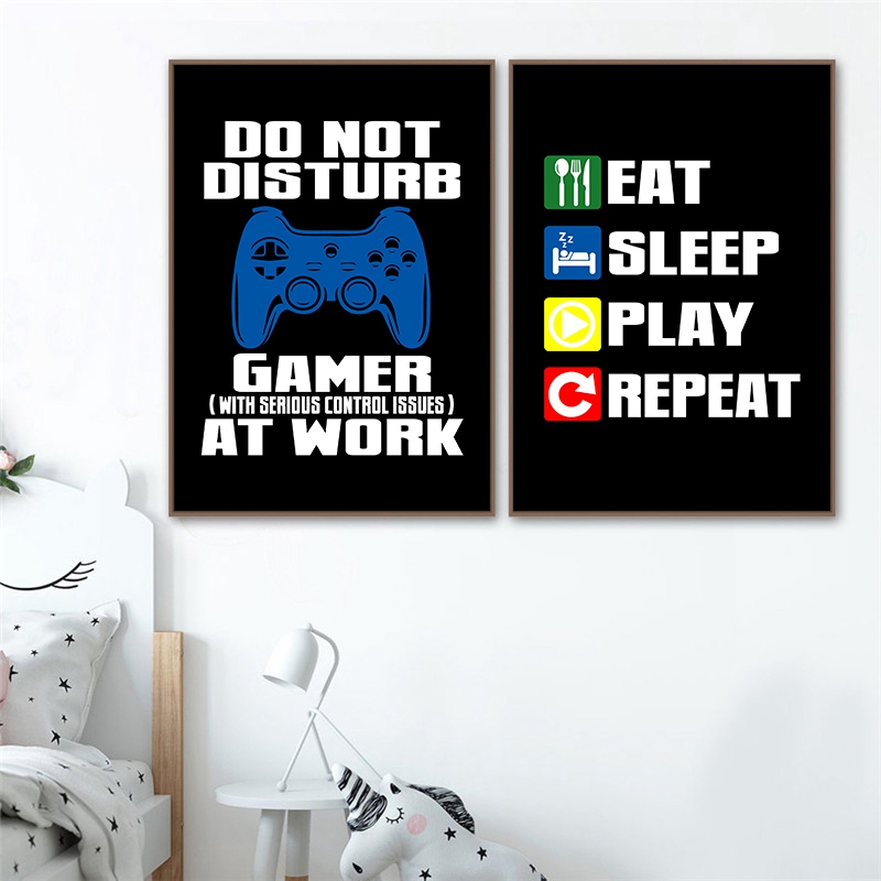 Gaming Quotes Art Painting xbo - Gaming Console Picture recension och pris