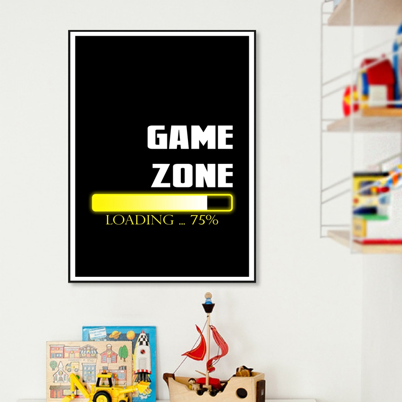 Gaming Quotes Art Painting xbo - Gaming Console Picture recension och pris