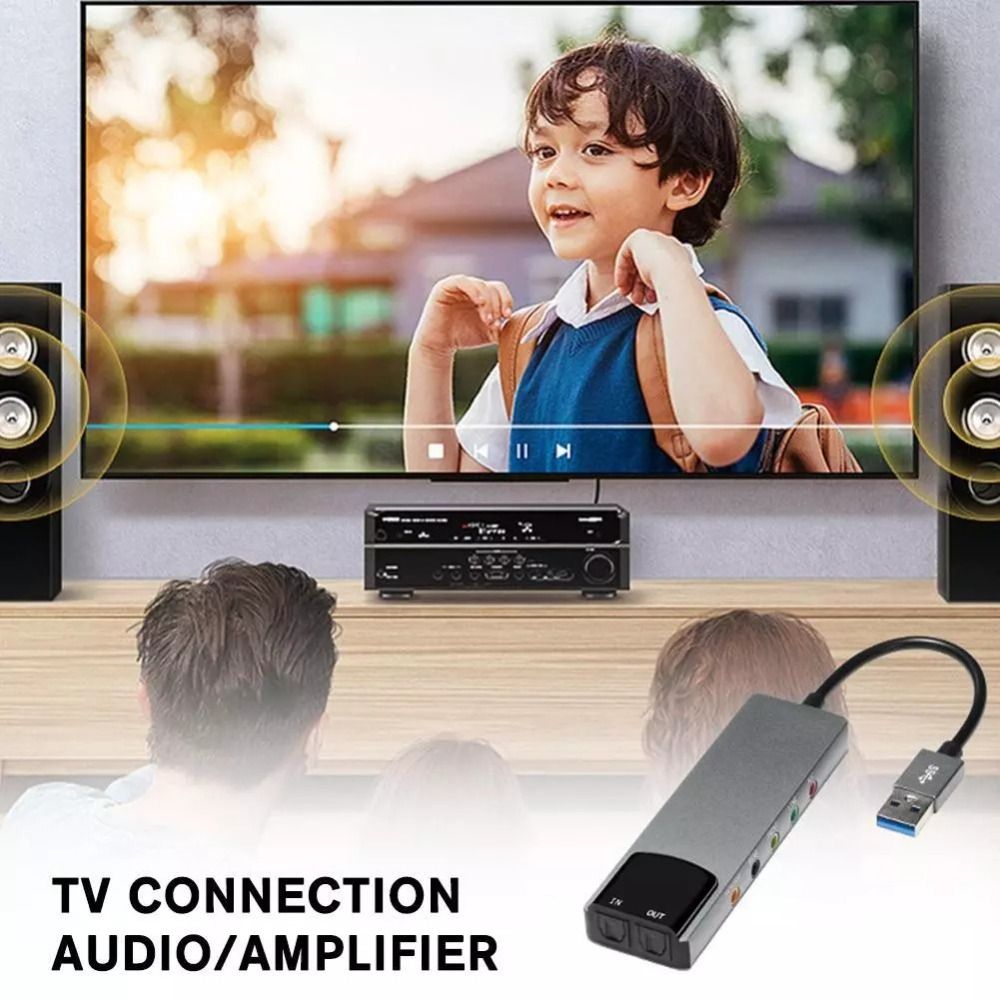 New USB Sound Card 7.1 5.1 Cha - Gaming Console Pc recension och pris