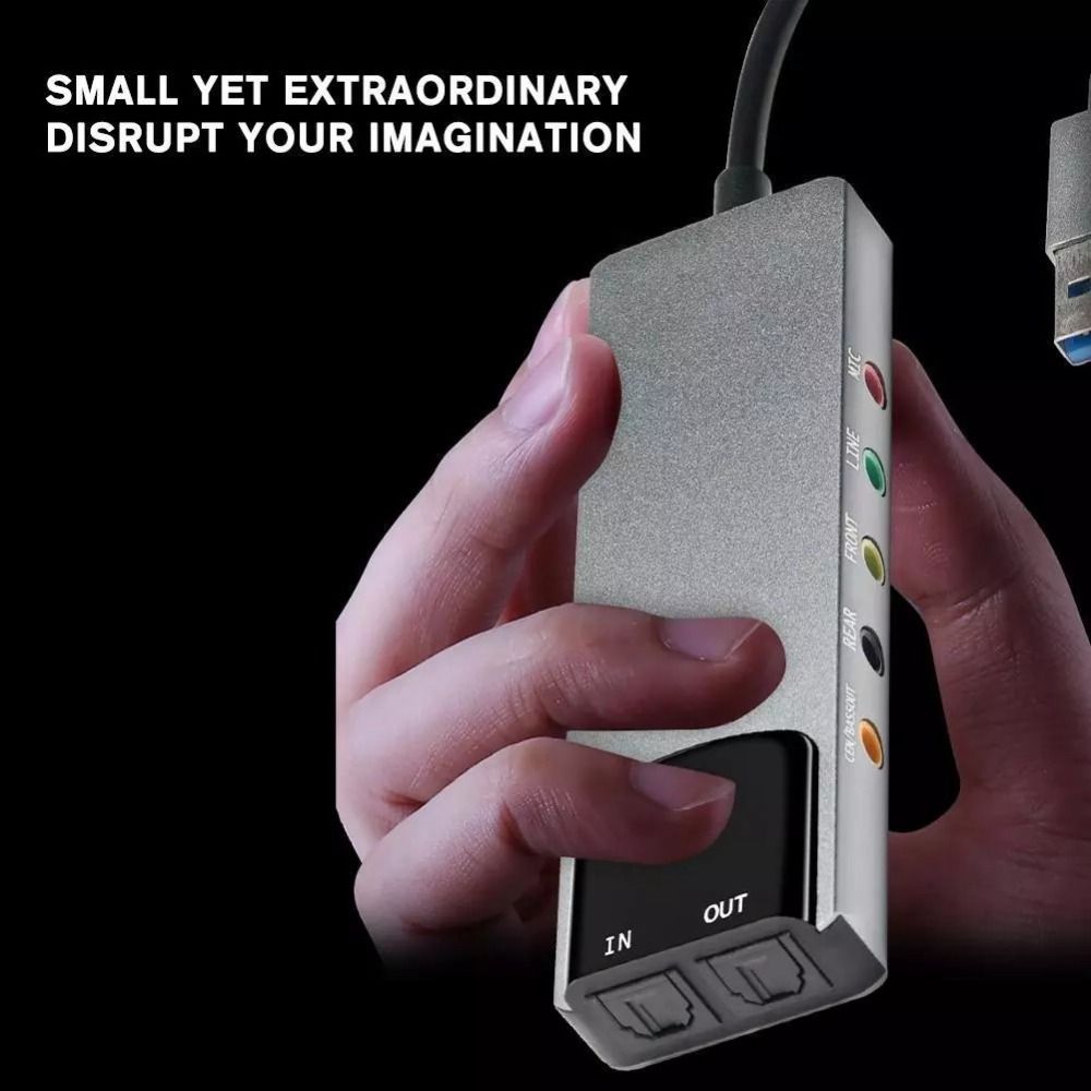 New USB Sound Card 7.1 5.1 Cha - Gaming Console Pc recension och pris