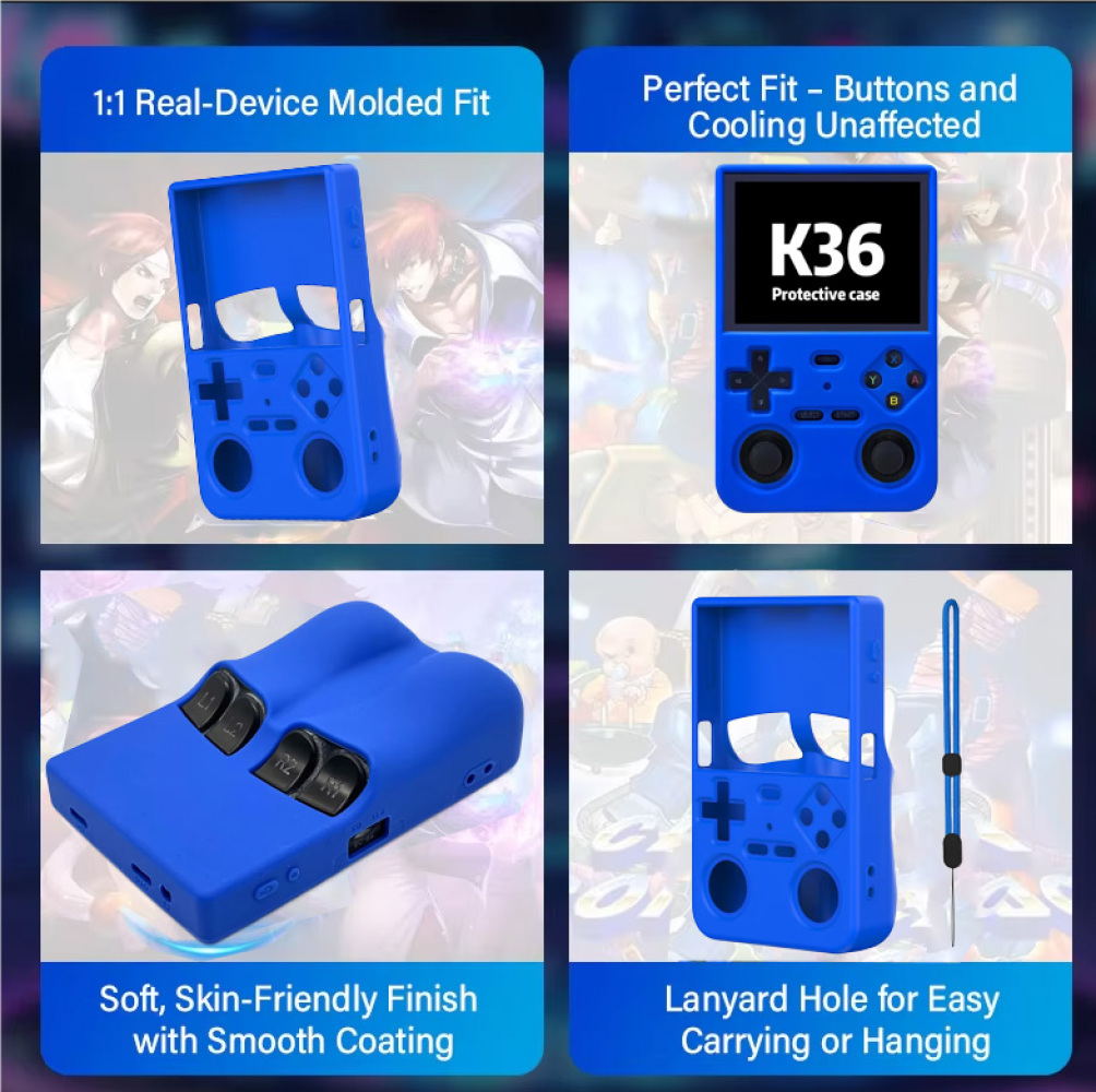 Silicone Protective Case for K - Gaming Console K36 recension och pris