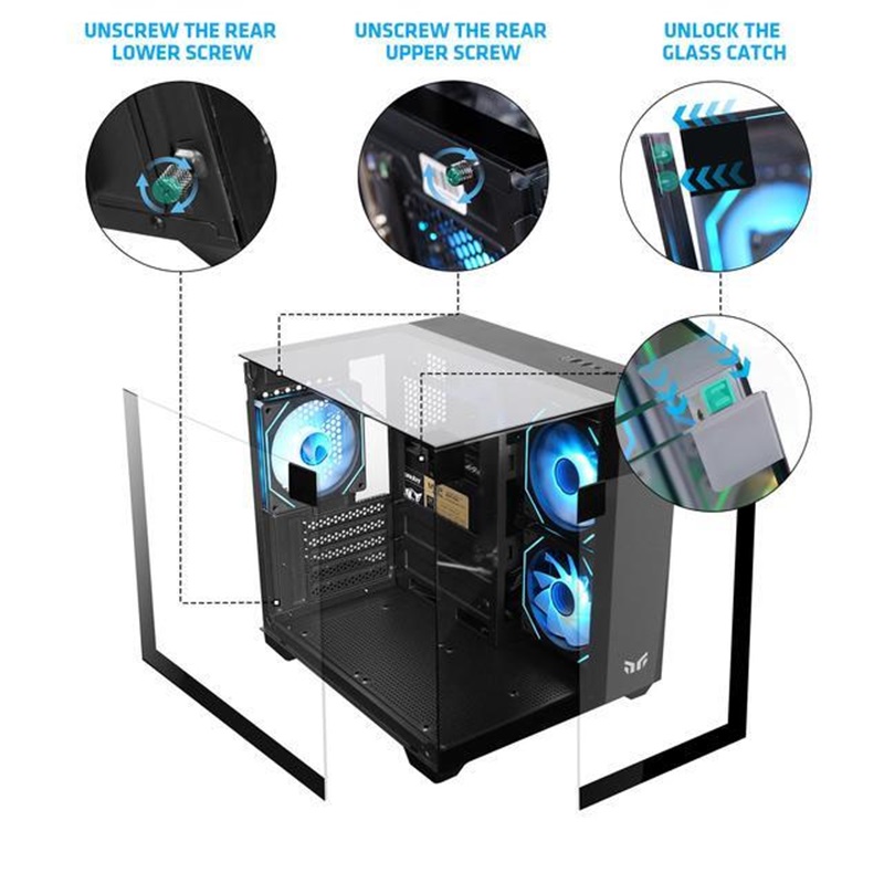 Yeah Magic Cube MATX High-Styl - Gaming Console Cube recension och pris
