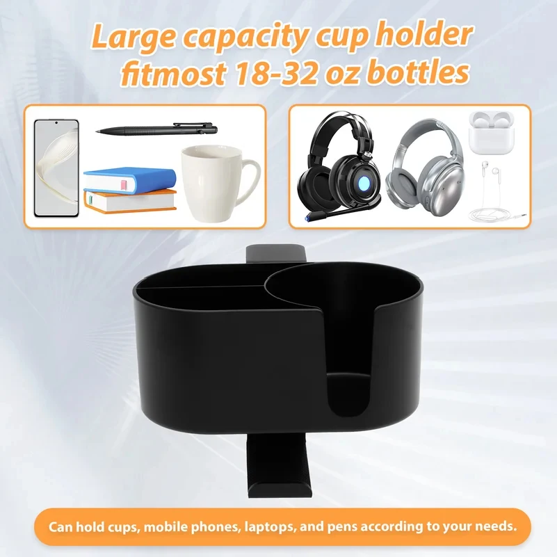 4 in 1 Desk Cup Holder Headpho - Gaming Console Desk recension och pris