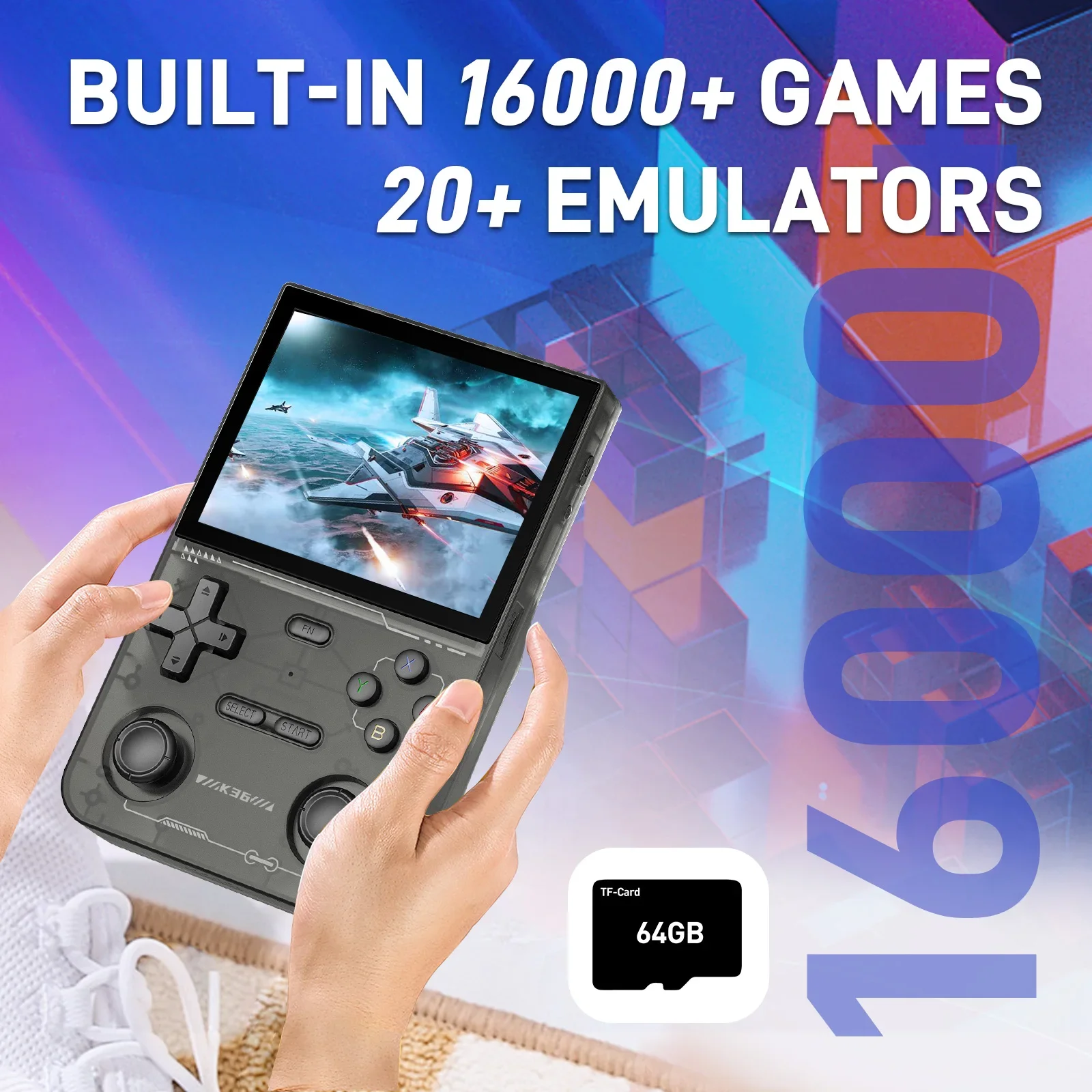GAMINJA K36 3.5Inch IPS Screen - Gaming Console K36 recension och pris