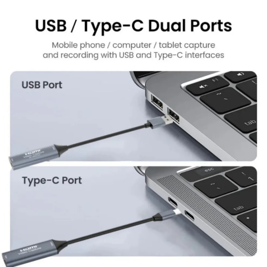 USB-C 2.0/3.0 HDMI Video Captu - Gaming Console Pc recension och pris