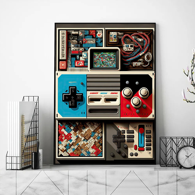 Hot Games Console Collage in P - Gaming Console Picture recension och pris