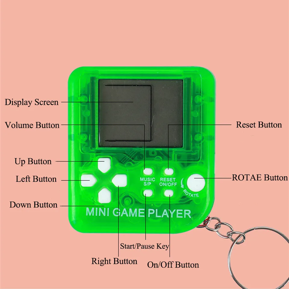 Retro Mini Handheld Game Playe - Console Gaming Hand recension och pris