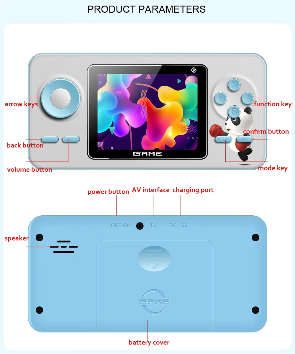 New S5 Mini Retro Video Gaming - Gaming Console In Chinese recension och pris